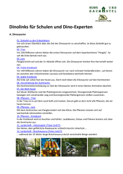 Dinolinks f&uuml;r Schulen und Dino-Experten