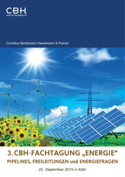 3.cbh-fachtagung &bdquo;energie&ldquo;
