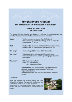 Durch die Furt im Altm&uuml;hltal