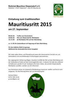 Mauritiusritt 2015 - Reitclub Mauritius