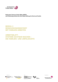 systeme sichtbar machen – die familien