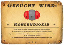 CO2 ist ein Gas. Es ist nicht sichtbar und ihr könnt es auch nicht