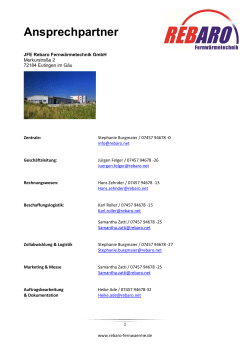Ihre Ansprechpartner