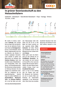 Grandhotel Giessbach &ndash; Engi &ndash; Aaregg &ndash; Brienz 10 km