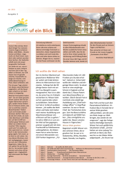 Juli 2015 - sunnewies.ch