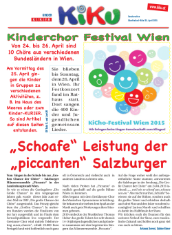 samt Schnappschüssen von der Arbeit im Kinder