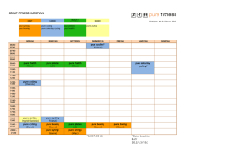 group-fitness kursplan