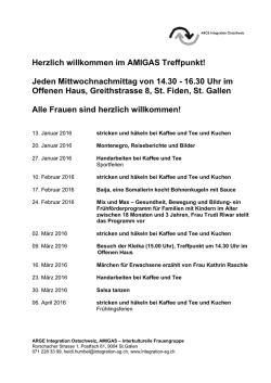 Herzlich willkommen im AMIGAS Treffpunkt! Jeden