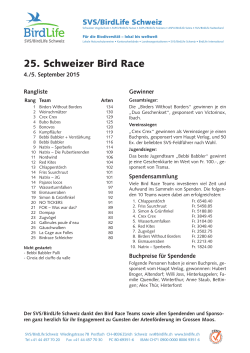 Bird Race Bericht 2015.indd