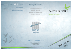 Aurelius Bird - Flyer - August 2015