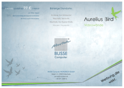 Aurelius Bird - Flyer - August 2015
