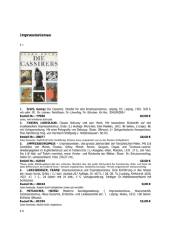 Impressionismus - Antiquariat Karel Marel
