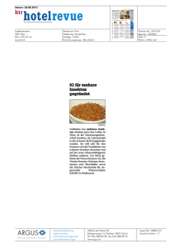 Insekten gegr&uuml;ndet