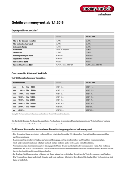 Gebühren money-net ab 1.1.2016 - money