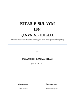 kitab-e-sulaym ibn qays al hilali - Shia