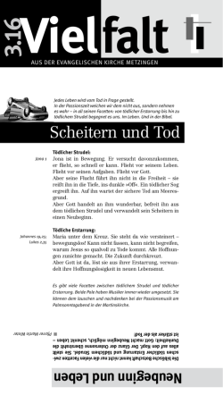 Scheitern und Tod