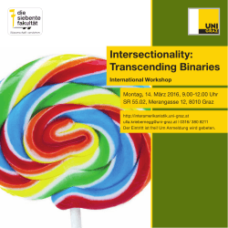 Intersectionality: Transcending Binaries - Karl-Franzens