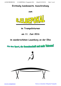 Elbe-Pokal - NSV Trampolin