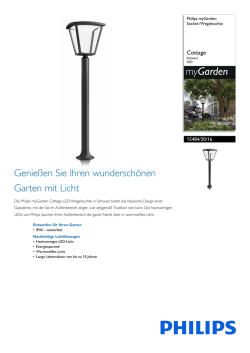 Hersteller Datenblatt Philips myGarden Cottage