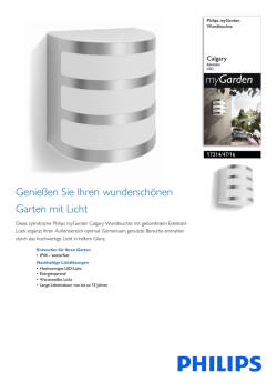 Hersteller Datenblatt Philips myGrarden Calgary