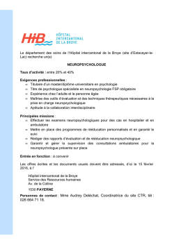 Personnes de contact : Mme Audrey Del&eacute;chat, Coordinatrice du site