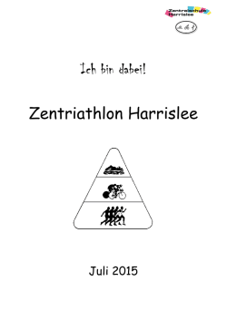 Ich bin dabei! Zentriathlon Harrislee