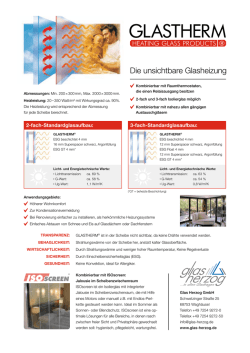 Die unsichtbare Glasheizung