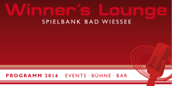 programm 2016 events · bühne · bar