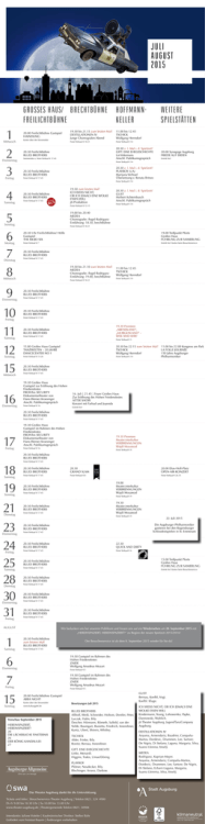 juli august 2015 - Theater Augsburg