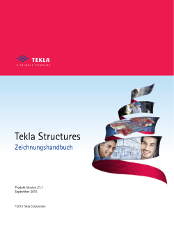 Zeichnungen in Tekla Structures