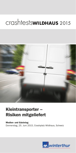 Kleintransporter – Risiken mitgeliefert