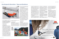 Eine Bergnacht &uuml;berstehen - DAV Sektion M&uuml;nchen & Oberland