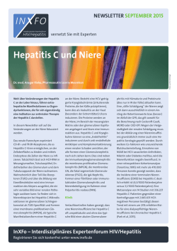 Hepatitis C und Niere