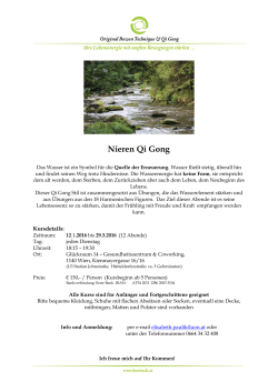 Nieren Qi Gong