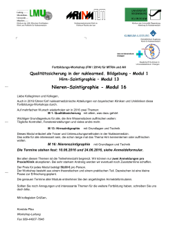 Nieren-Szintigraphie - Modul 16