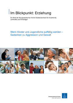 Im Blickpunkt: Erziehung - nak-sued.de: nak
