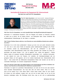 Interview mit Prof. Dr. Stefan Kammhuber