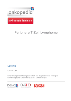 Periphere T-Zell Lymphome