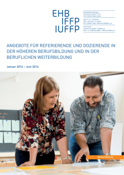 H&ouml;here Berufsbildung und berufliche Grundbildung