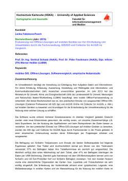 Hochschule Karlsruhe (HSKA) - University of Applied Sciences