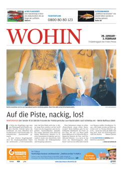 Auf die Piste, nackig, los!