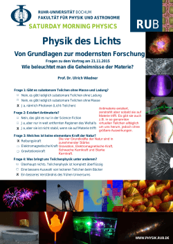 Lösung vom 21.11.2015 - Fakultät für Physik und Astronomie