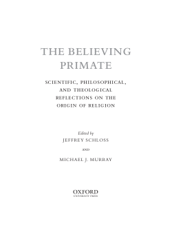 the believing primate