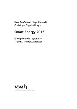 Smart Energy 2015 - vwh Verlag Werner Hülsbusch