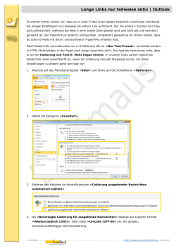 114_Outlook 2010 - Lange Links nur teilweise aktive