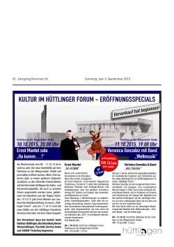 Amtsblatt KW 36 - Gemeinde Hüttlingen