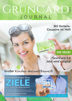 Gr&uuml;nCard JOURNAL - Bad Neuenahr