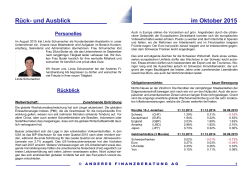 Quartalsbericht 3/2015 - Anderes Finanzberatung AG