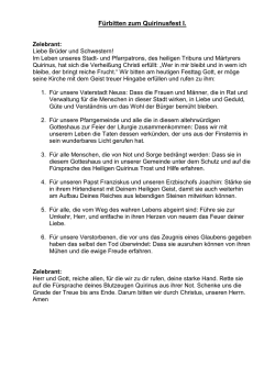 F&uuml;rbitten - St. Quirinus Neuss