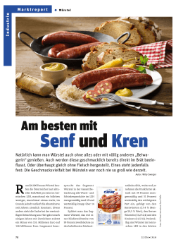 Senf und Kren - Metzgerei Huber